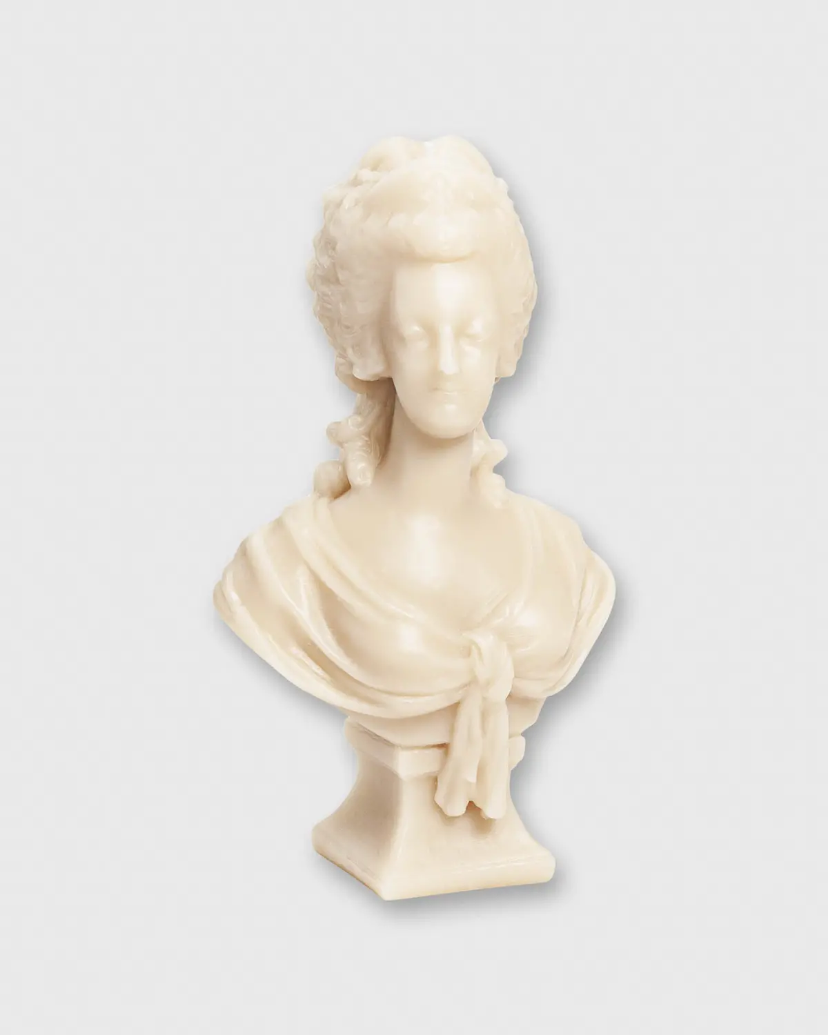 Marie Antoinette Bust Candle In Stone 1