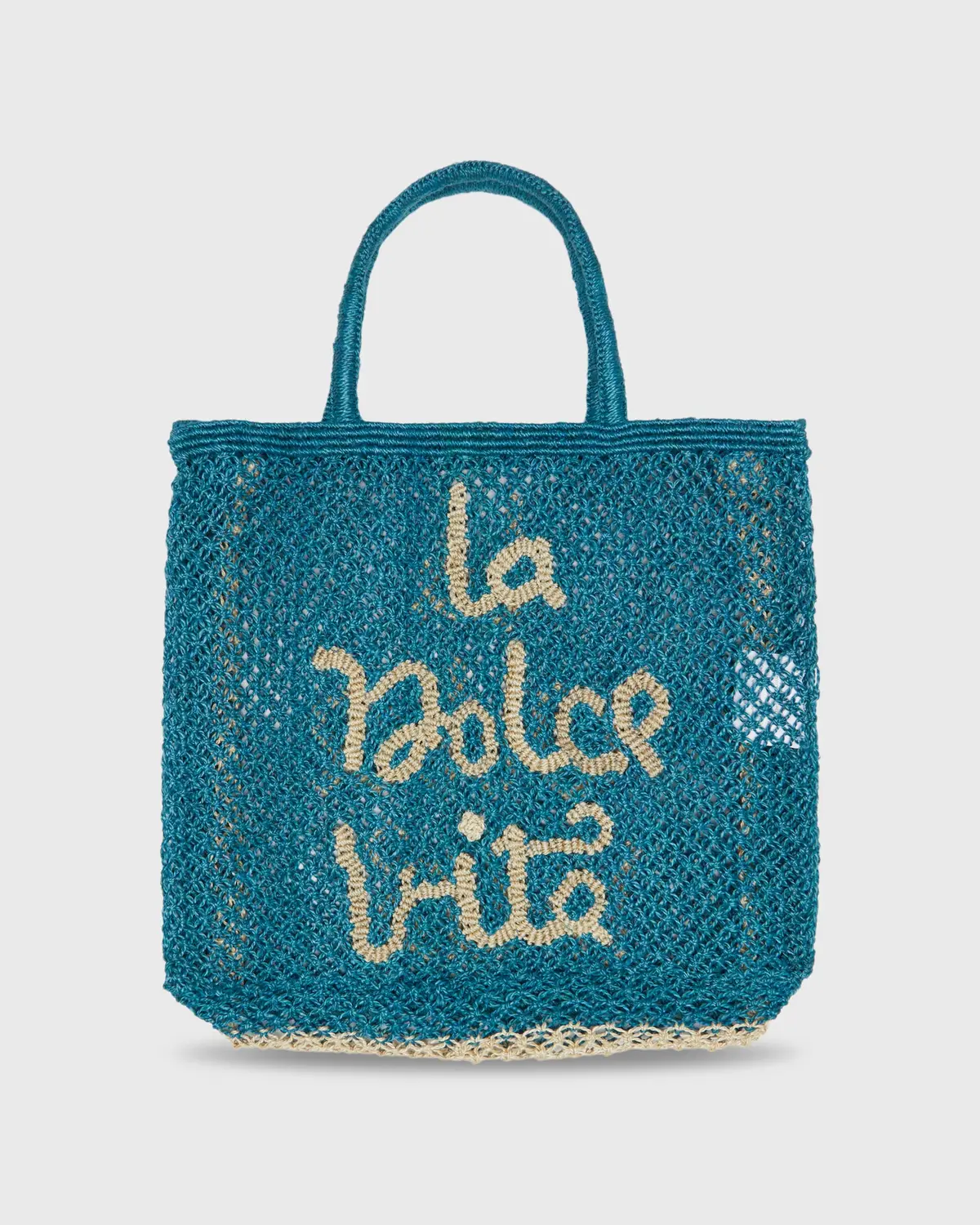 Large La Dolce Vita Tote In Ocean 1