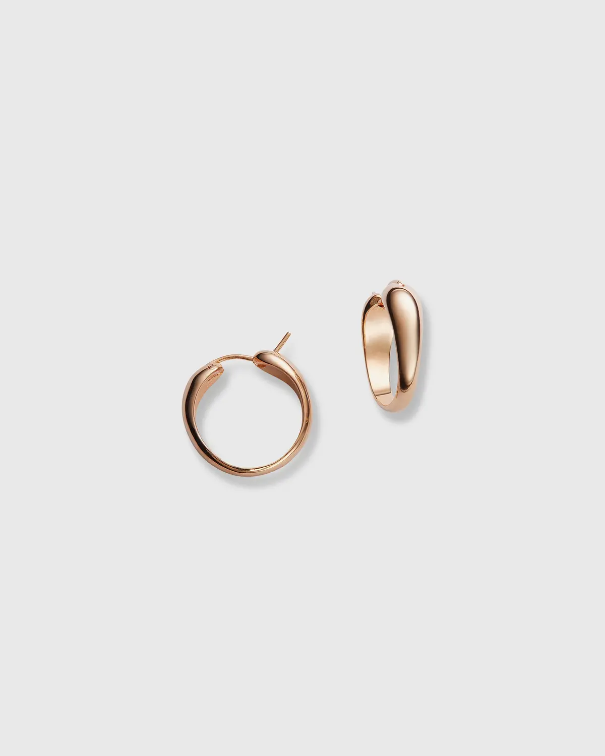 Small Hoop Earrings In Gold-Plated Brass 1