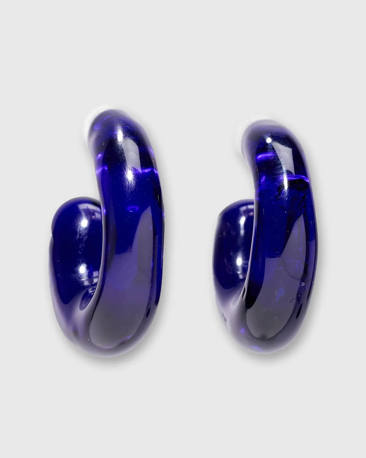 Cascais Hoop Earrings In Deep Blue 1