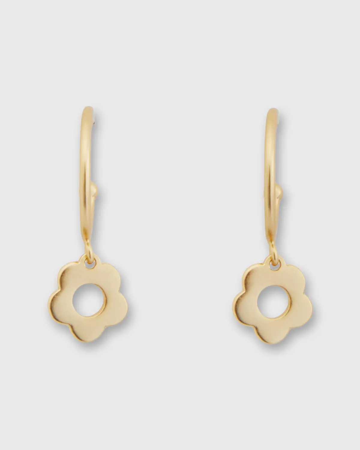 Freya Hoop Earrings In Gold 1