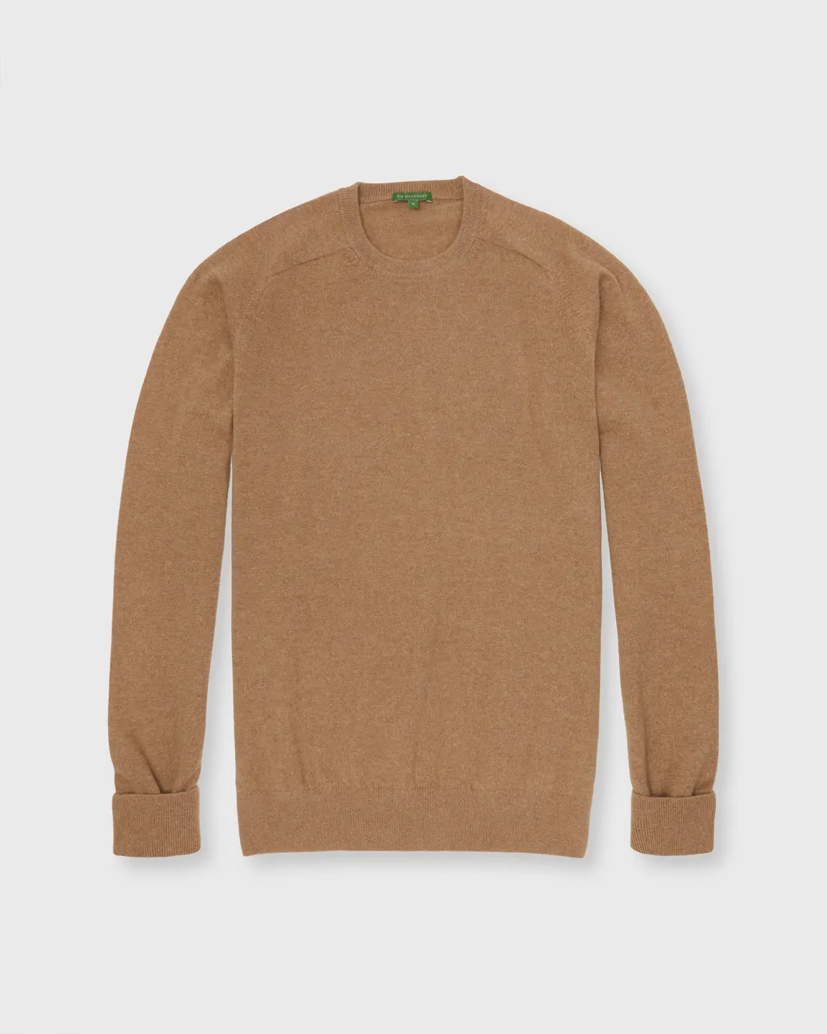 Classic Crewneck Sweater In Camel Cashmere 1
