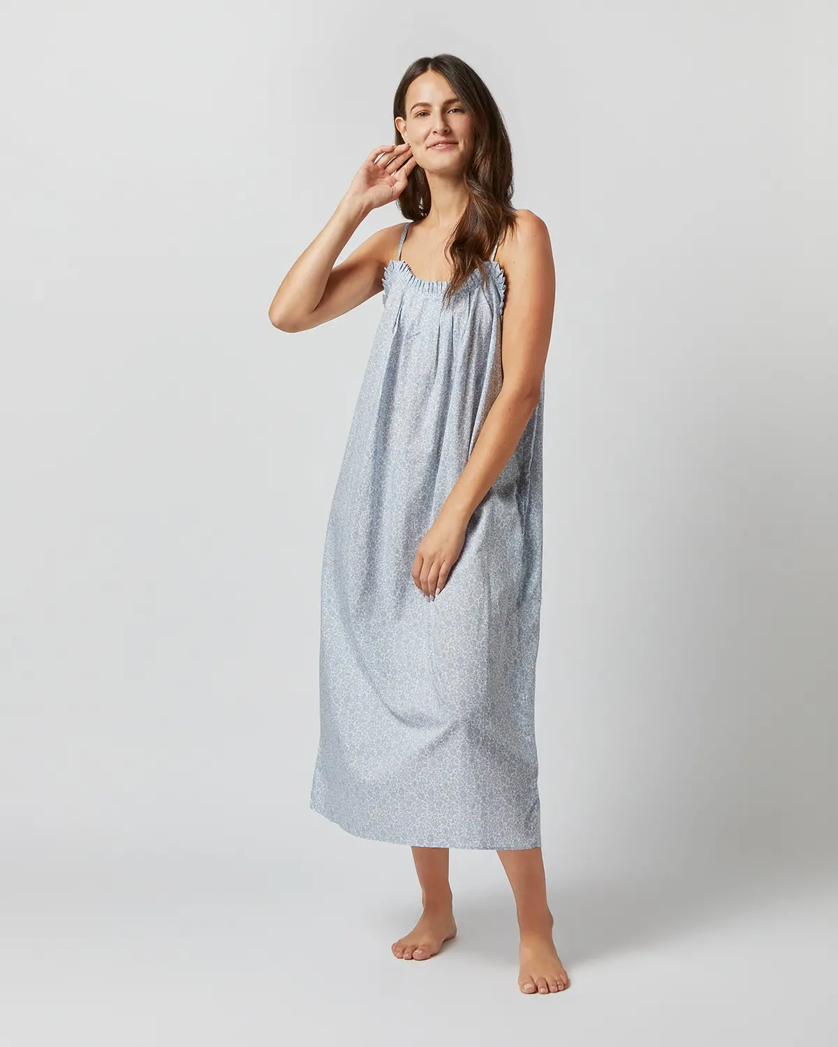 Lena Slip In Sky D'anjo Coast Liberty Fabric 1
