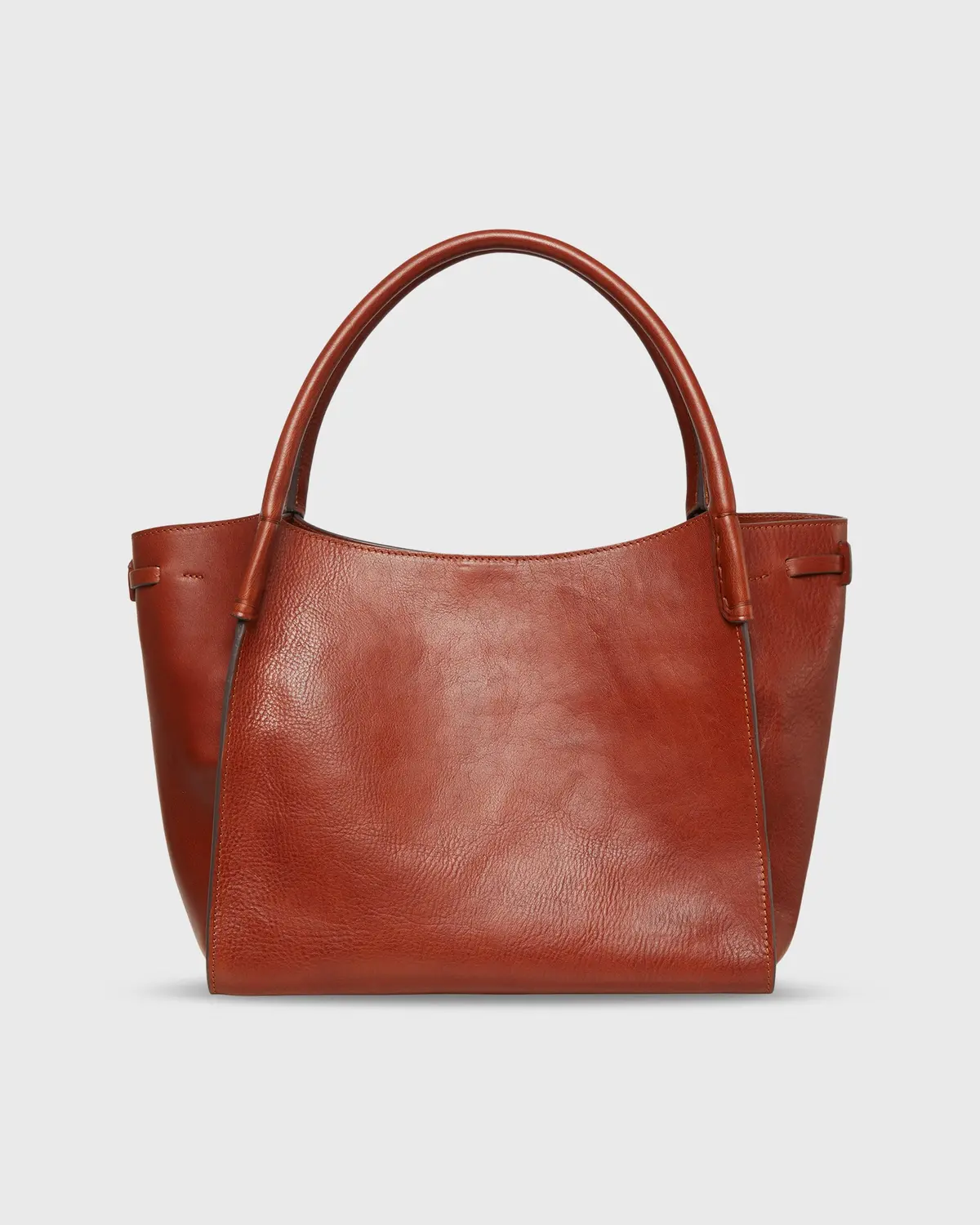 Zoe Tote In English Tan Leather 1