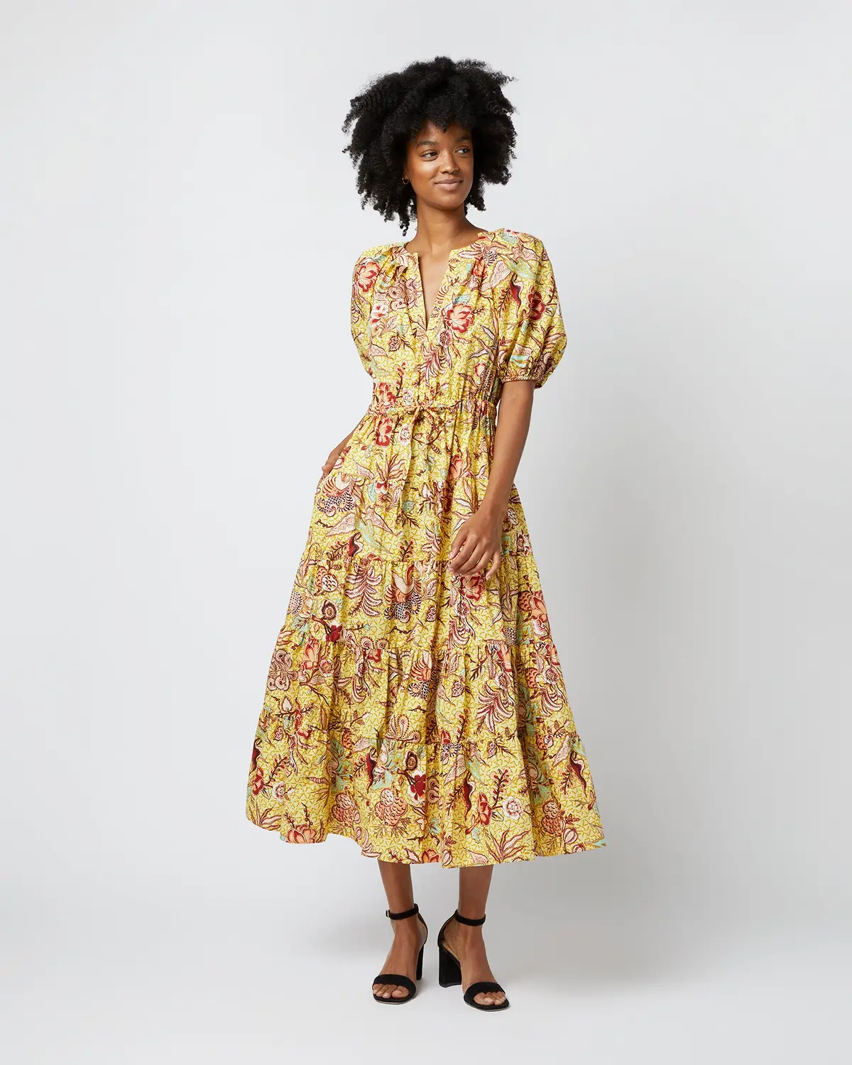 Olina Dress In Calla Lily 1