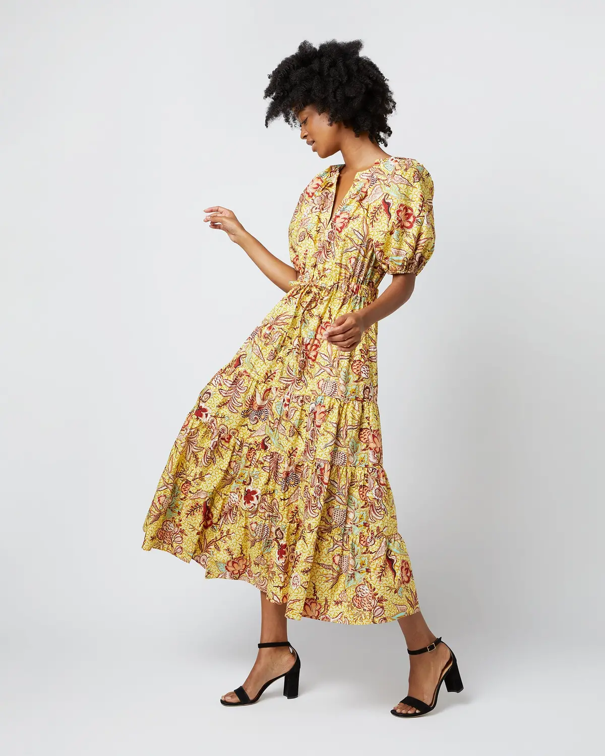 Olina Dress In Calla Lily 3