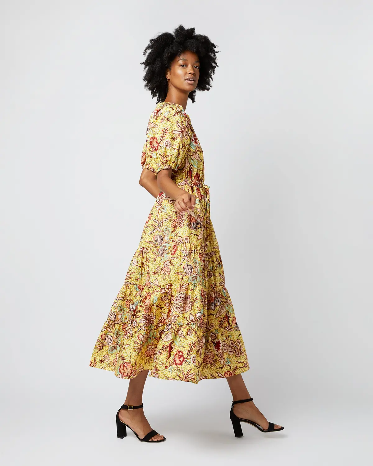 Olina Dress In Calla Lily 4