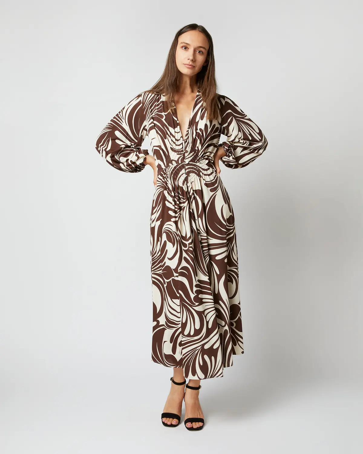 Camerino Dress In Watermarble Jersey 1