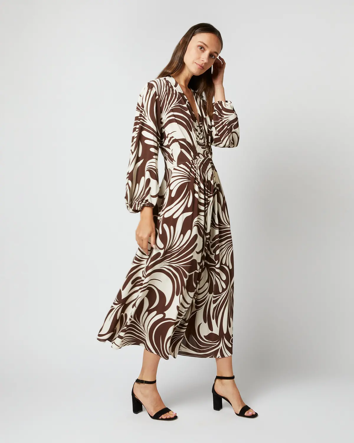 Camerino Dress In Watermarble Jersey 2