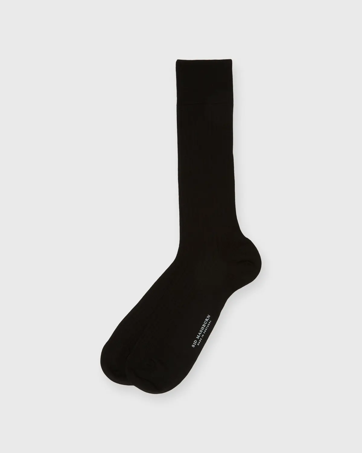 Trouser Dress Socks In Black Extra Fine Merino 1