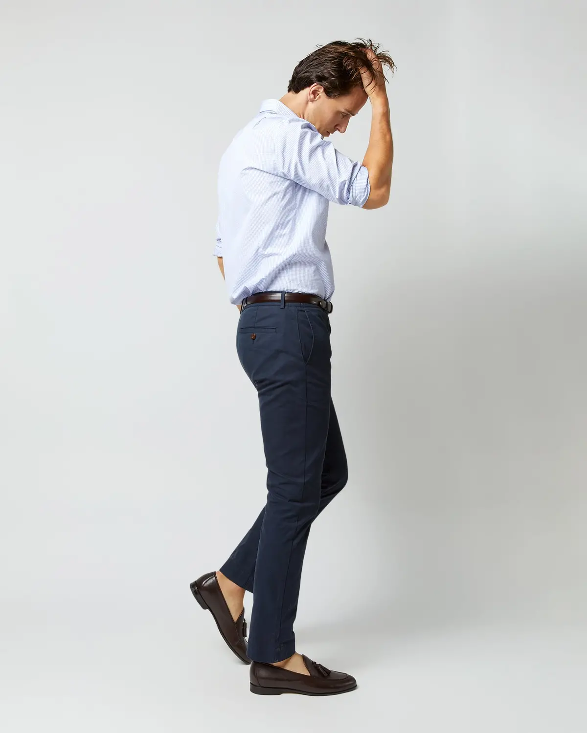 Garment-Dyed Field Pant In Navy Ap Twill 3