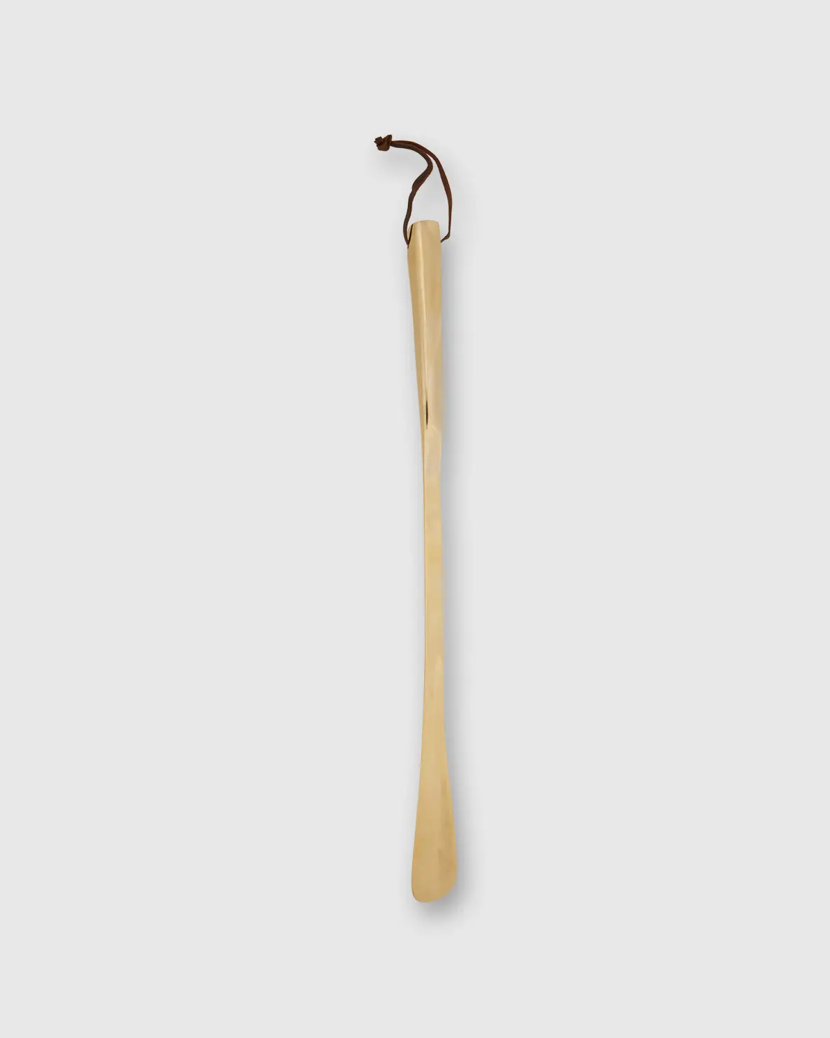 Long Square-Grip Shoe Horn In Brass 1