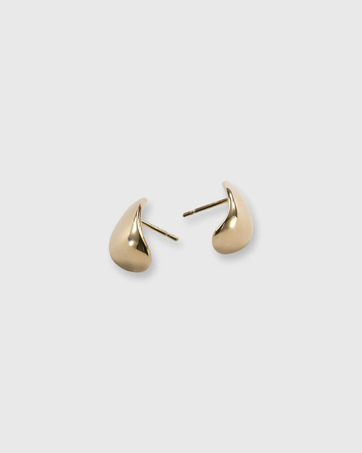 Wrap Oval Earrings In Gold-Plated Brass 1
