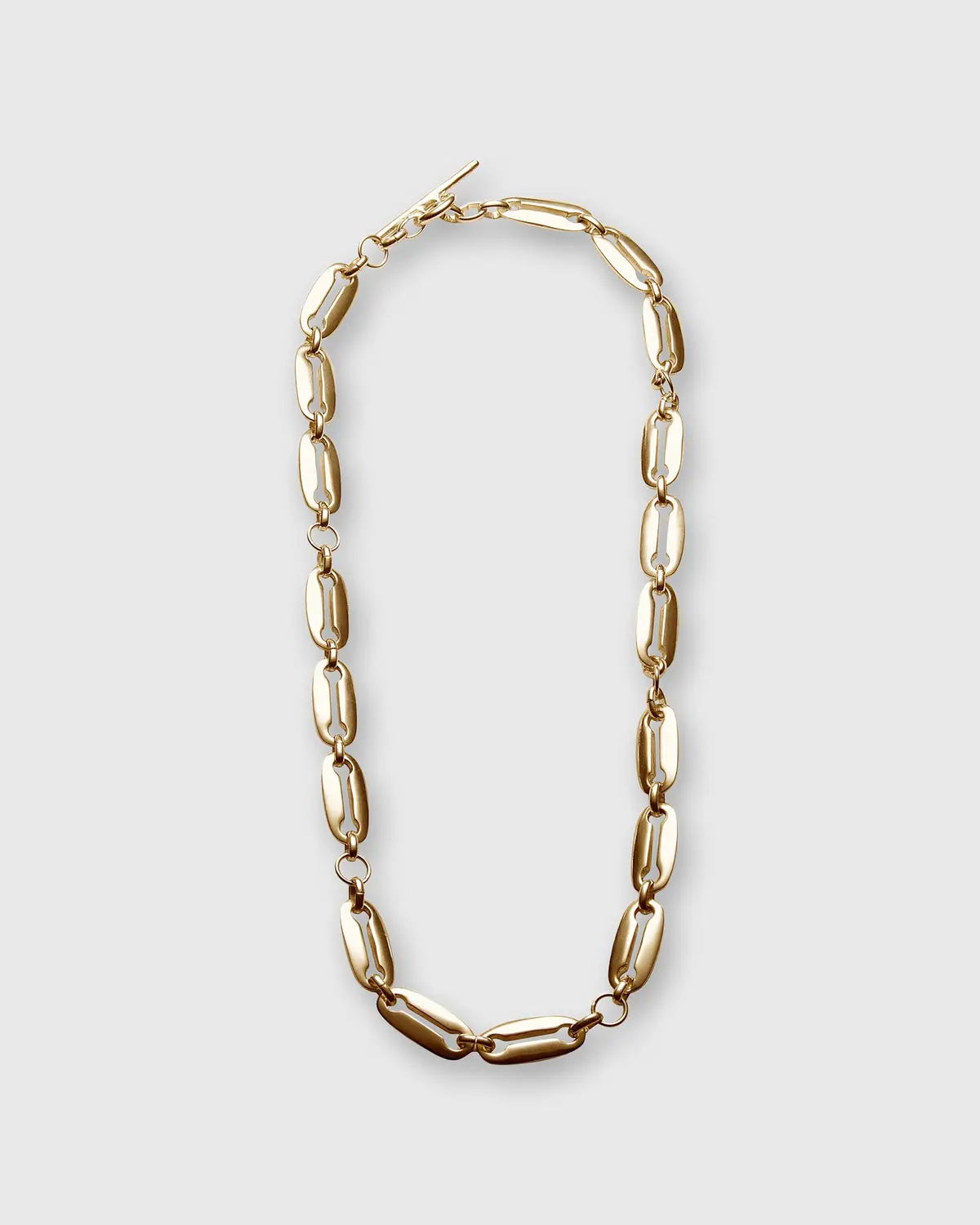 Short Links Necklace In Gold-Plated Brass 1