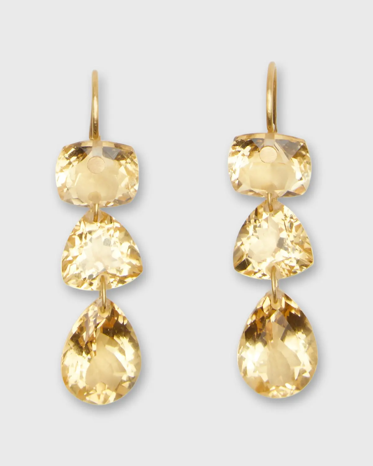 Jemima Earrings In Citrine 1