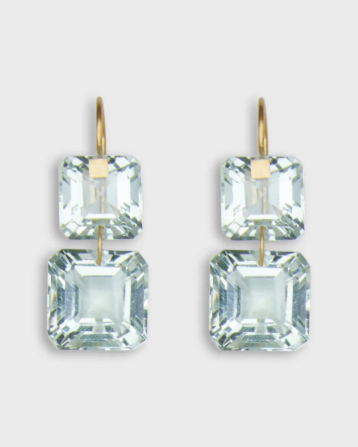 Summer Incandescence Earrings In Green Quartz 1
