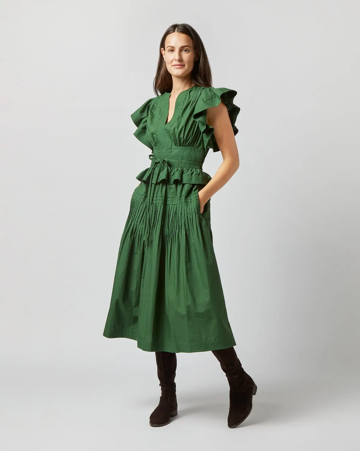 Florence Dress In Juniper 1
