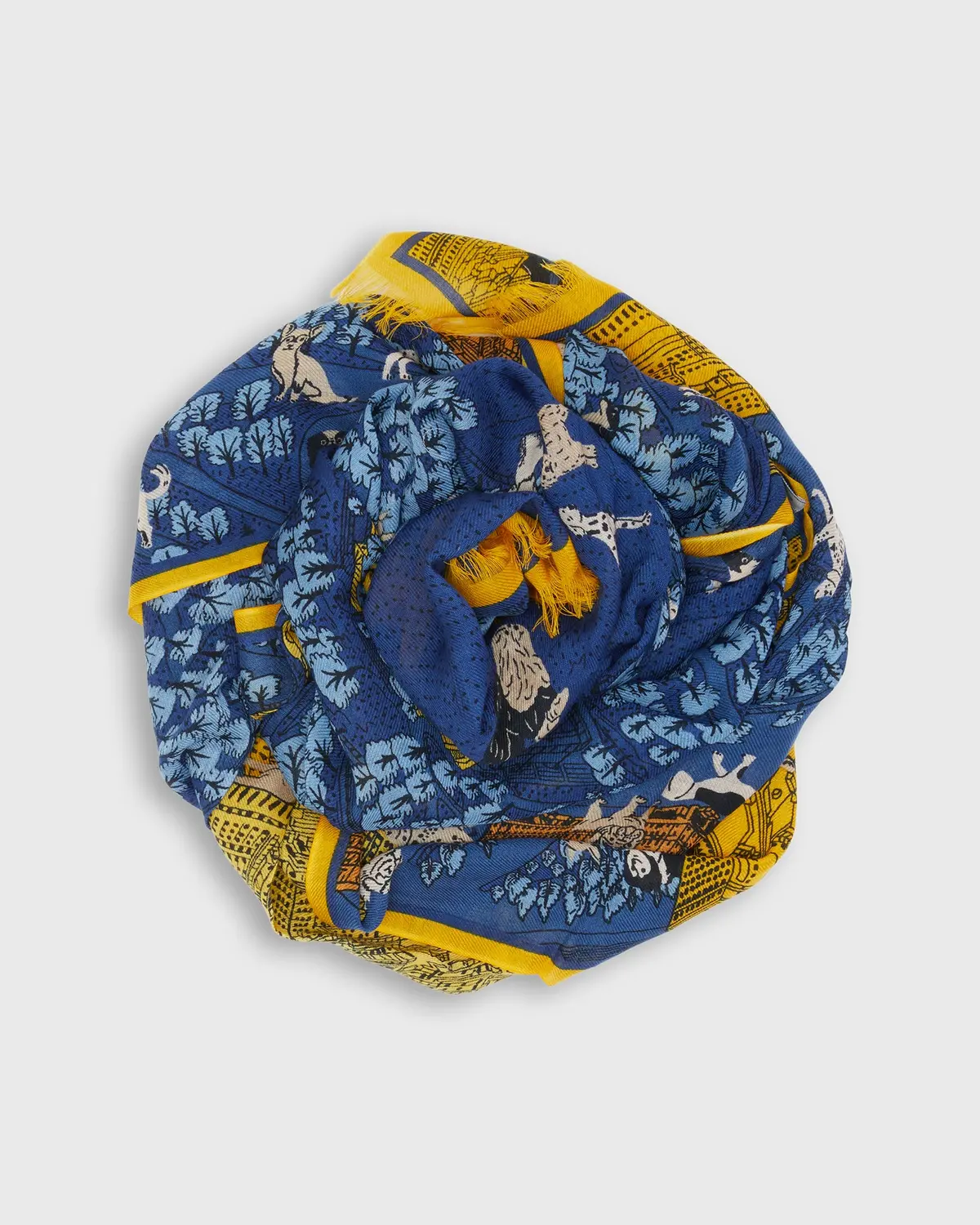 Central Park Scarf In Yellow 1