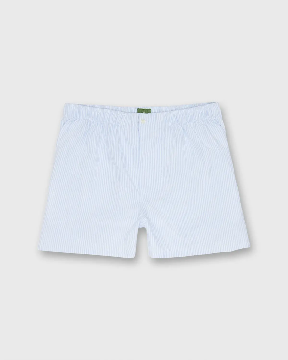 Button-Front Boxer Short In Blue/White University Stripe Oxford 1