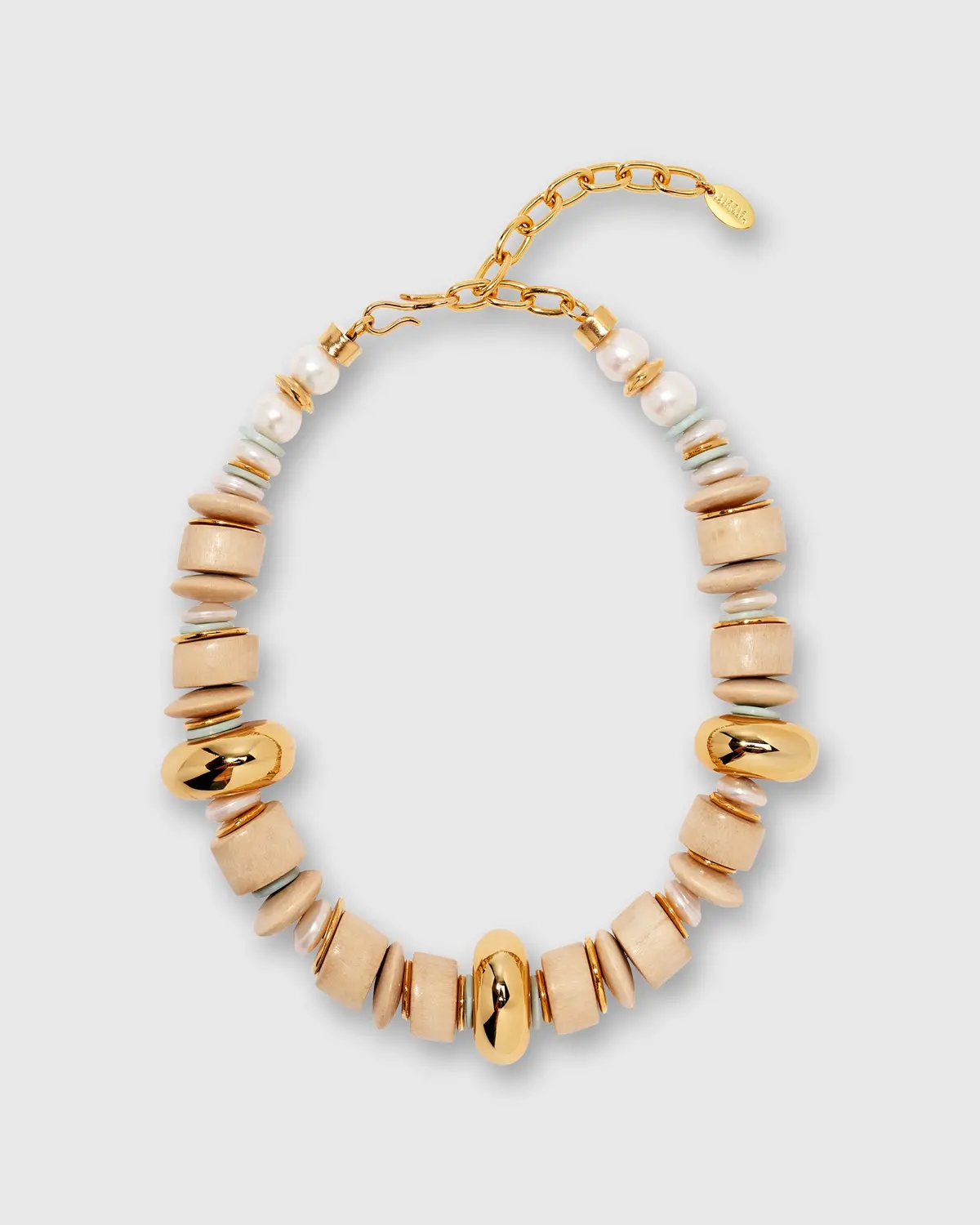 Interval Collar Necklace In Cream 1