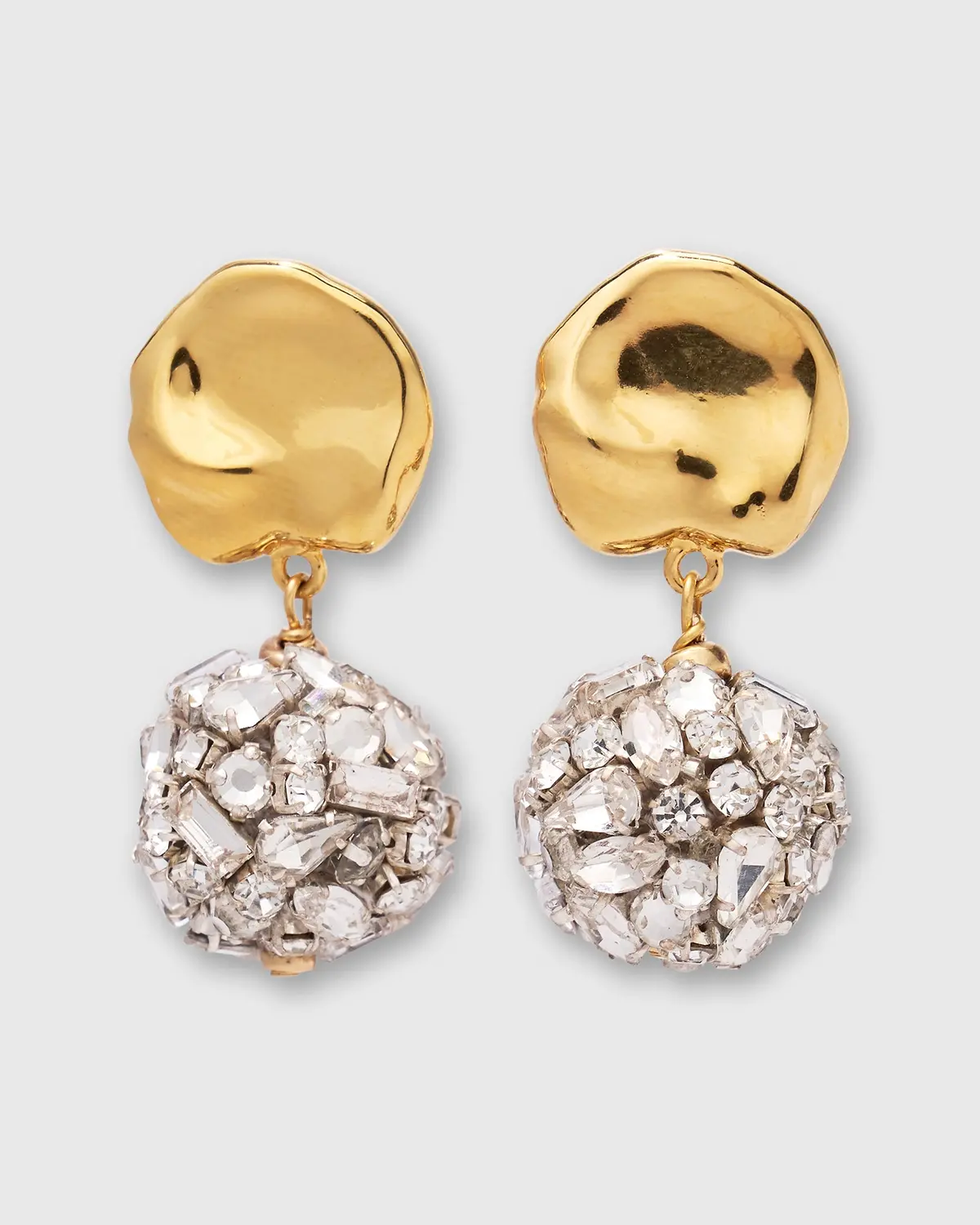Meteor Shower Clip-On Earrings In Gold 1