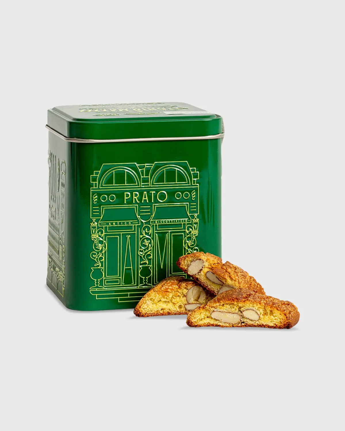 Biscotti Tin In Almond 1