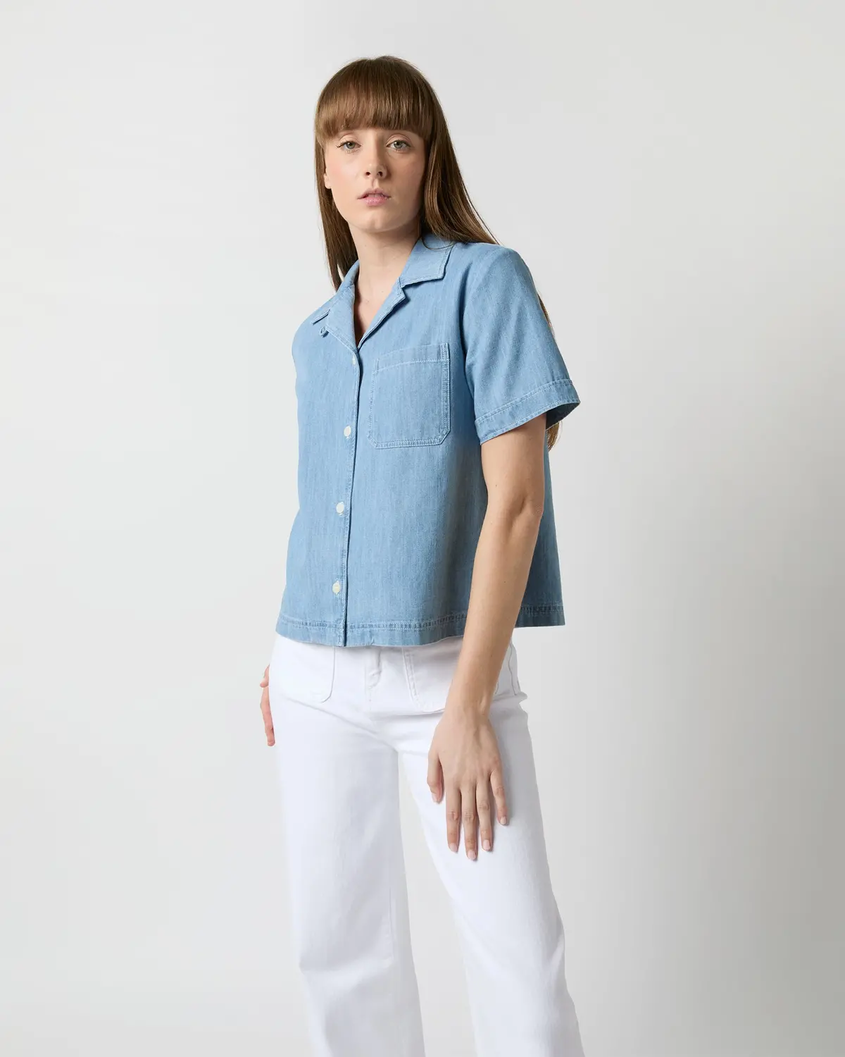 Maeva Shirt In Light Blue 1
