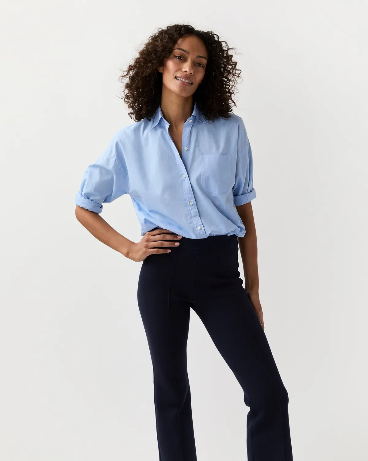 Weekender Shirt In Sky Summer Cloth 1
