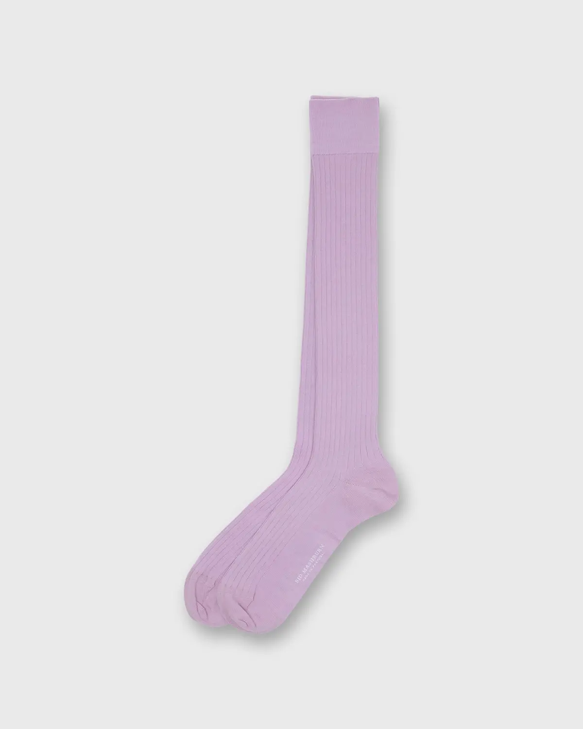 Over-The-Calf Dress Socks In Orchid Extra Fine Merino 1