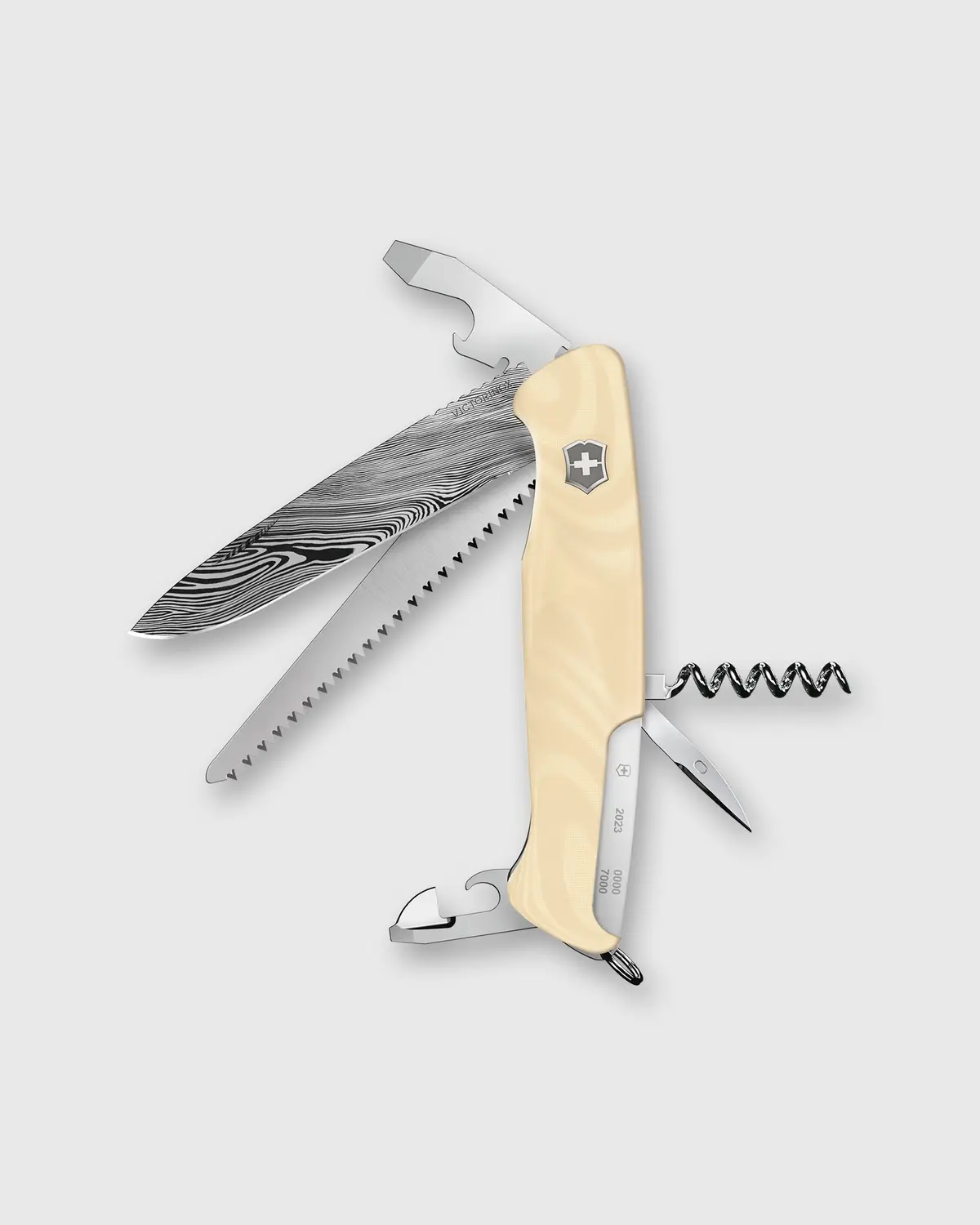 Limited Edition Swiss Army Collector’S Knife In Ranger 55 Mic Damast 2