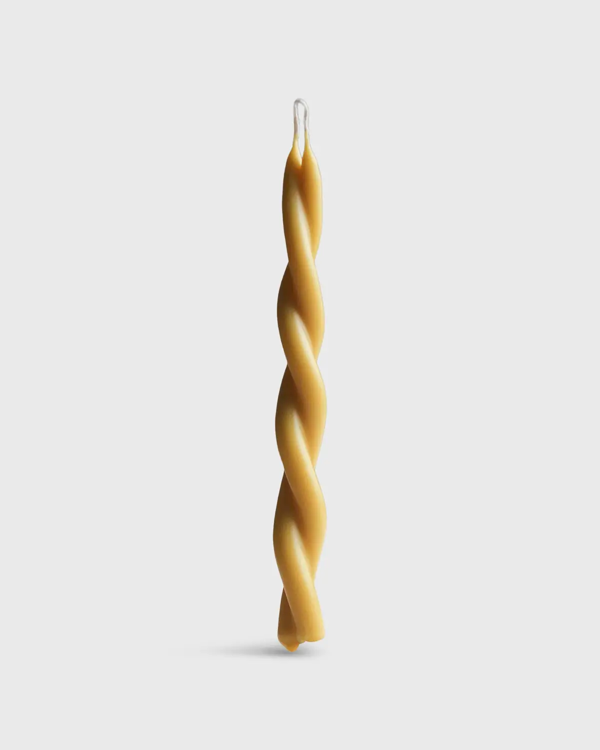 Twisted Candle In Goldenrod 1