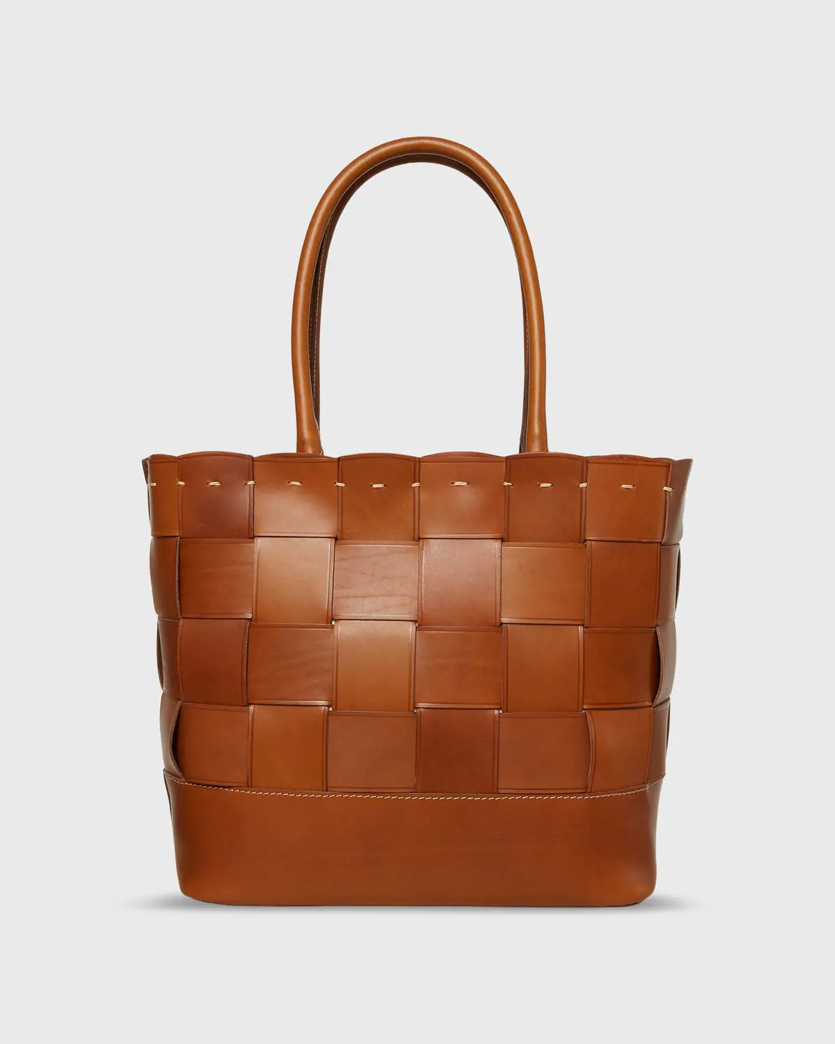 Large Jane Bag In English Tan Leather 1