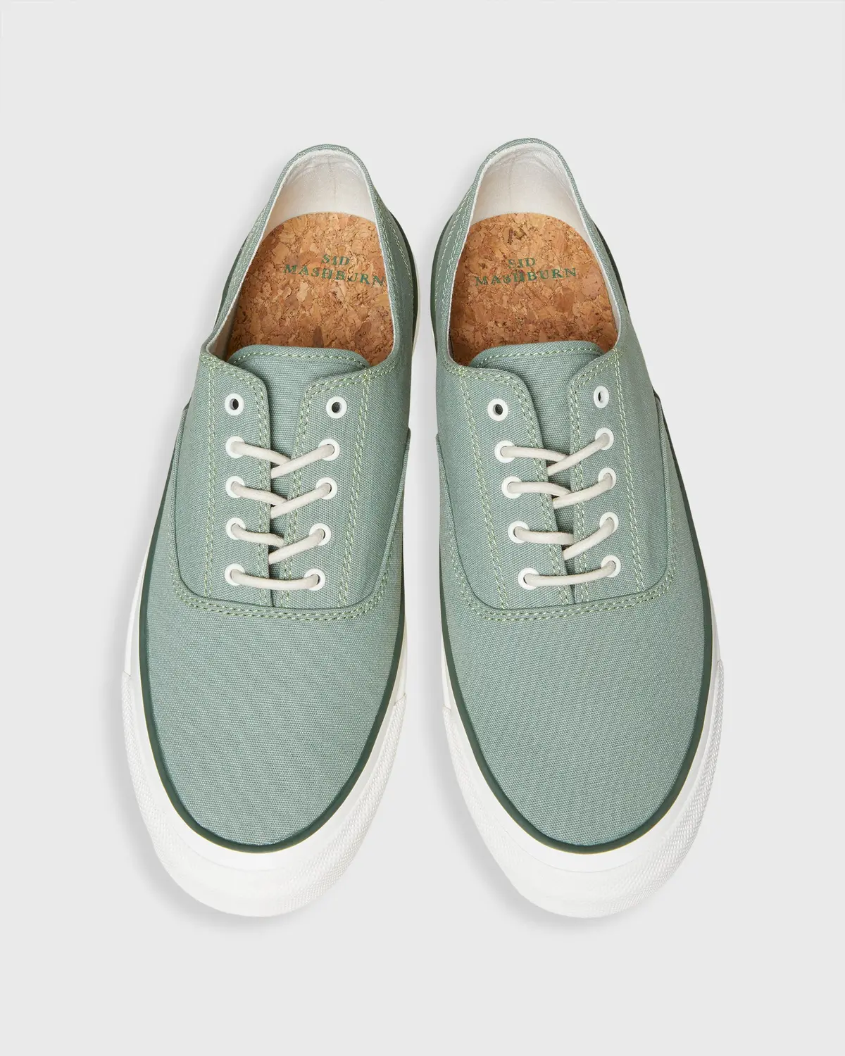 Quint Sneaker In Sage Canvas 1