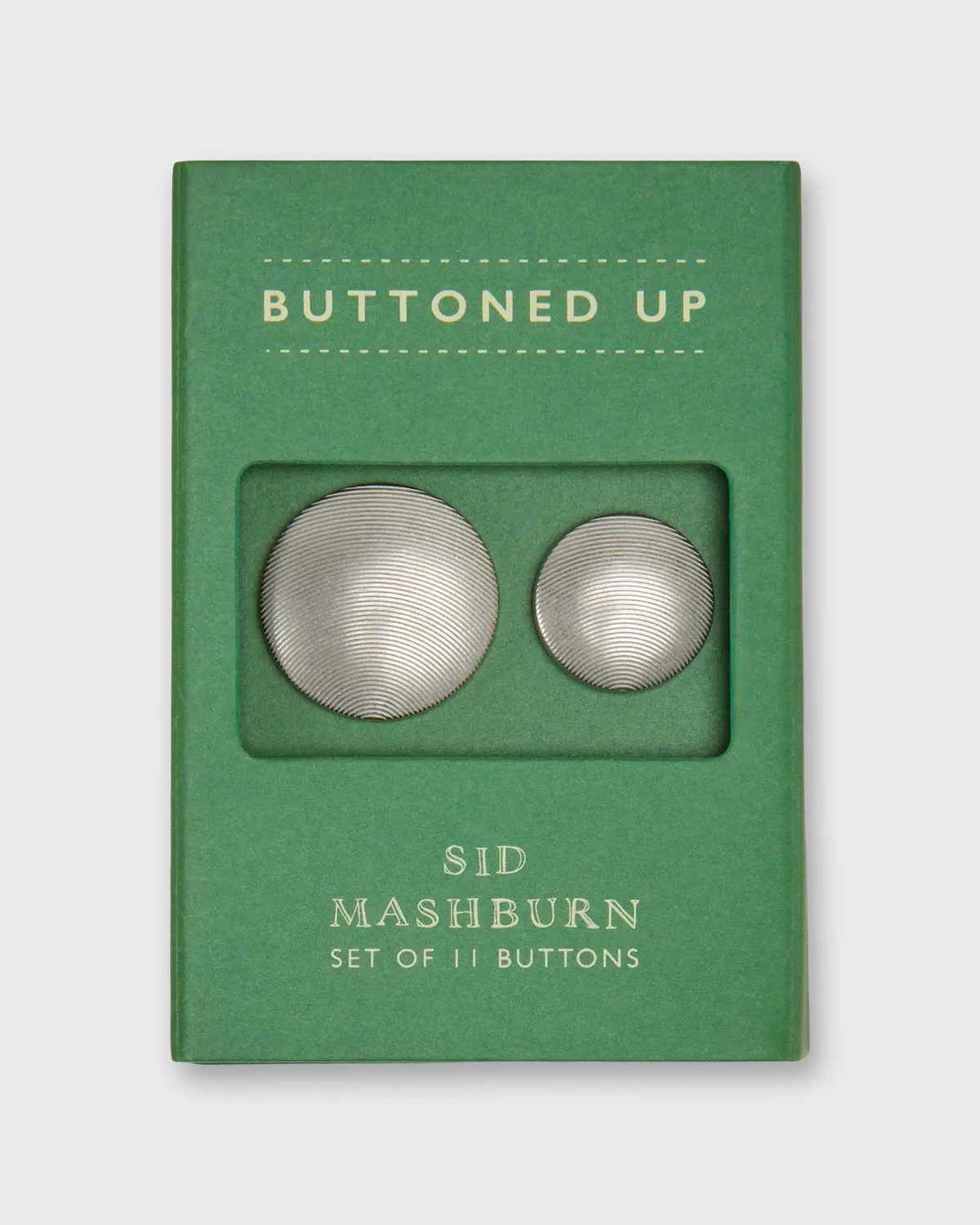 Jacket Button Set In Domed Thumbprint Nickel 1
