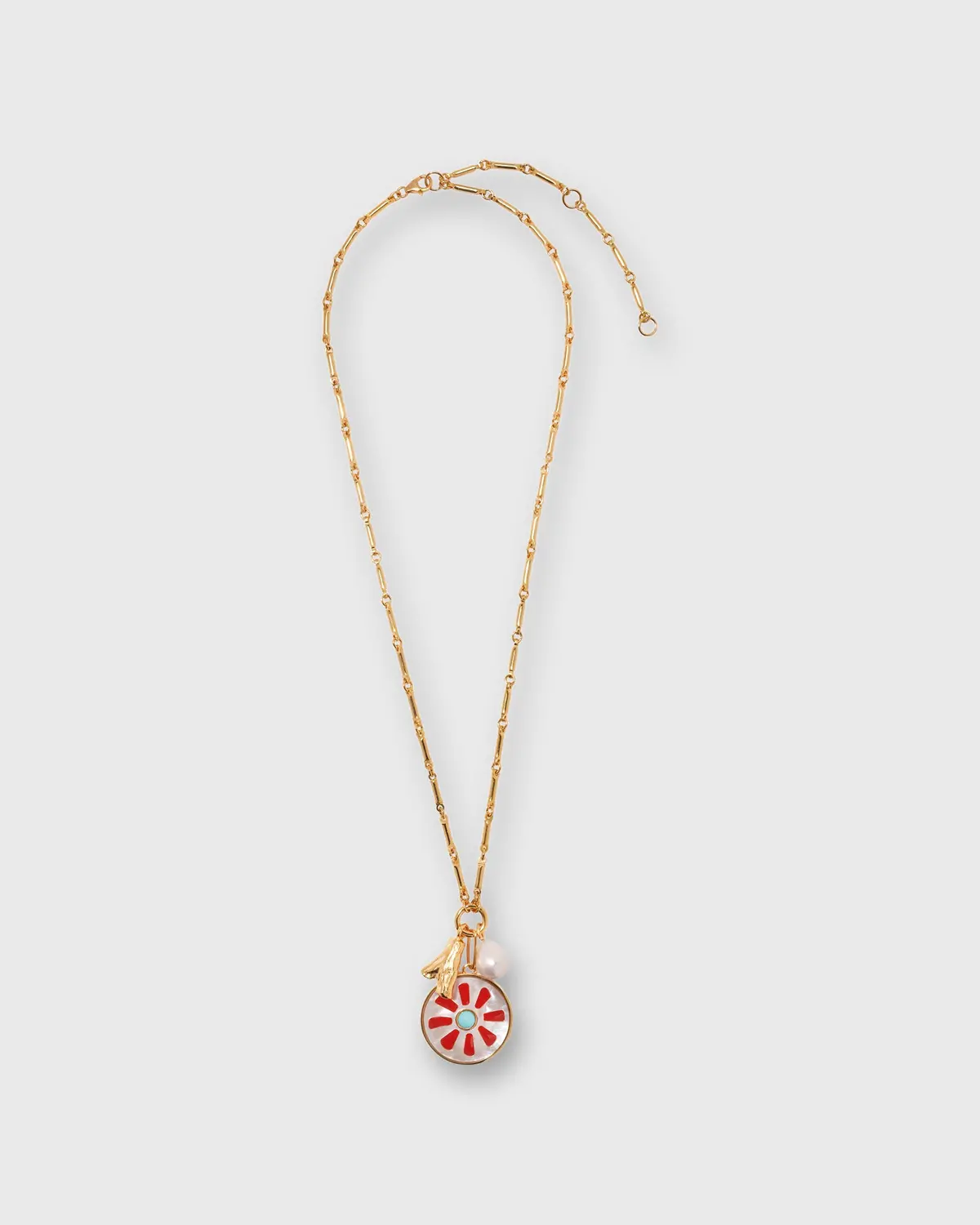 Equinox Charm Necklace In Multi 1