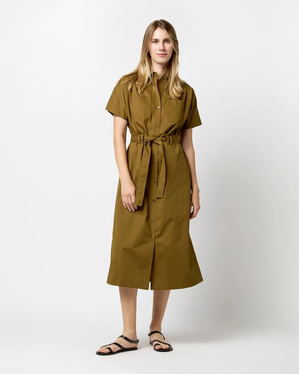 New Drew Dress In Tobacco 1