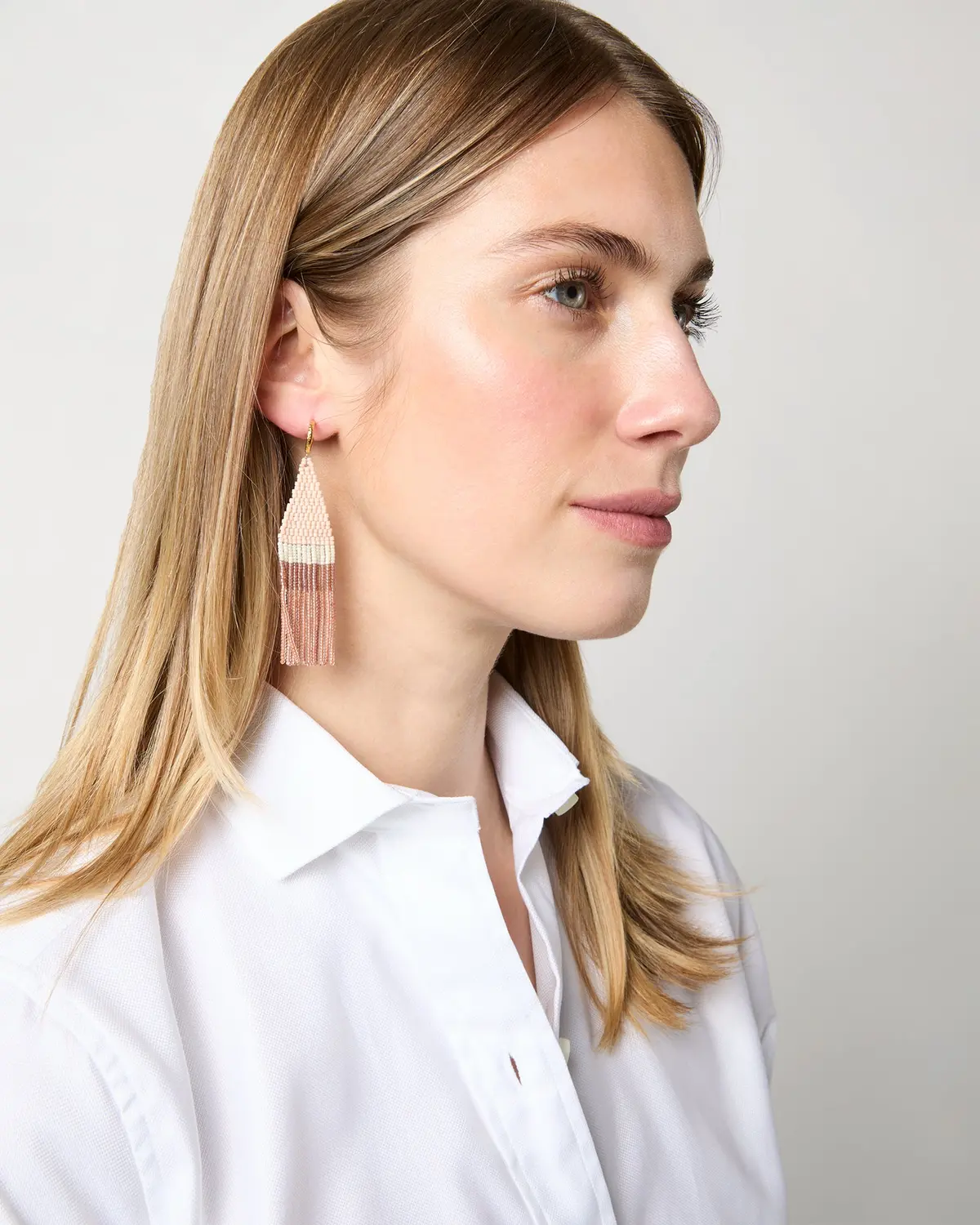 Franja Earrings In Petal 2