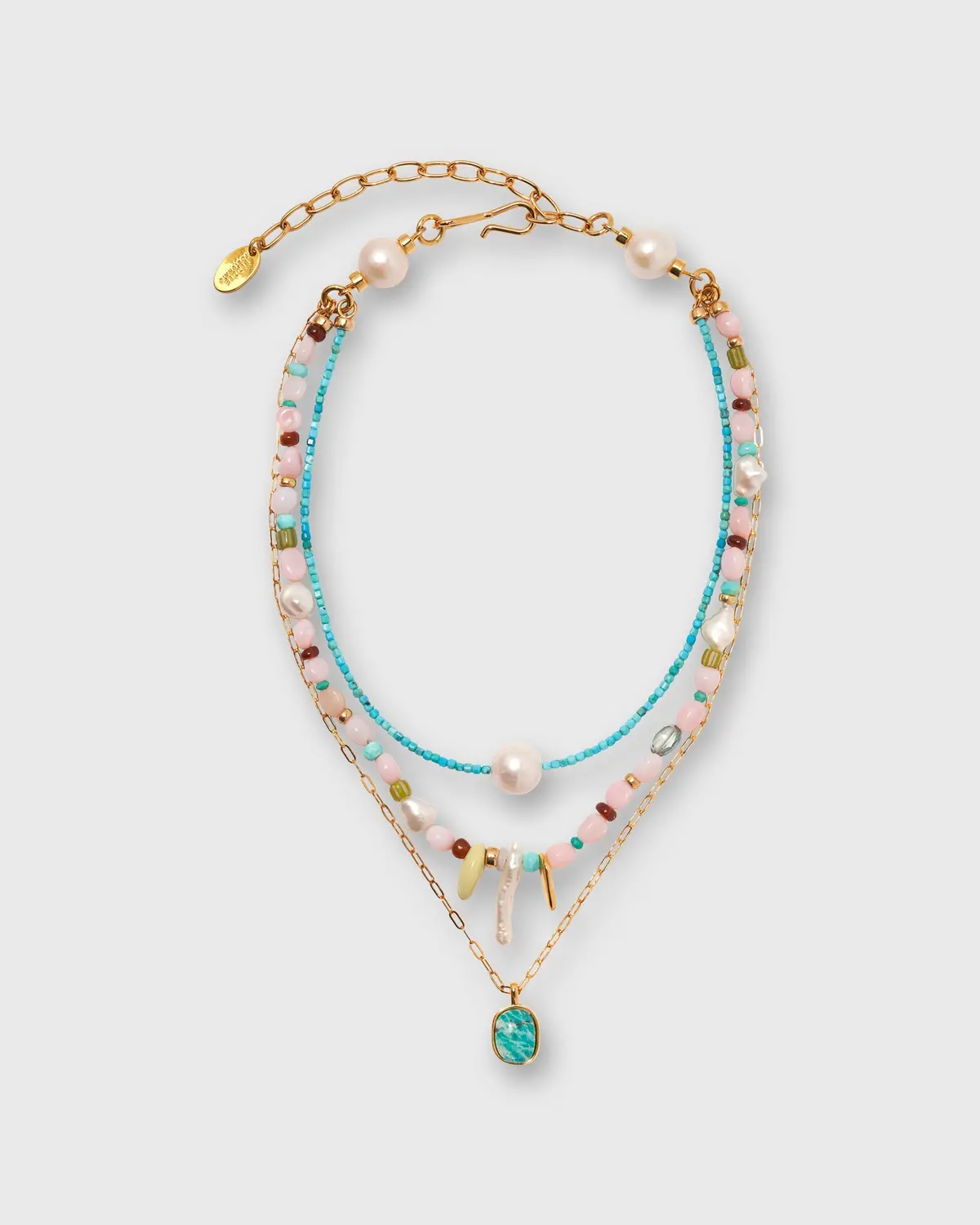 Off Shore Necklace In Pink Sands 1