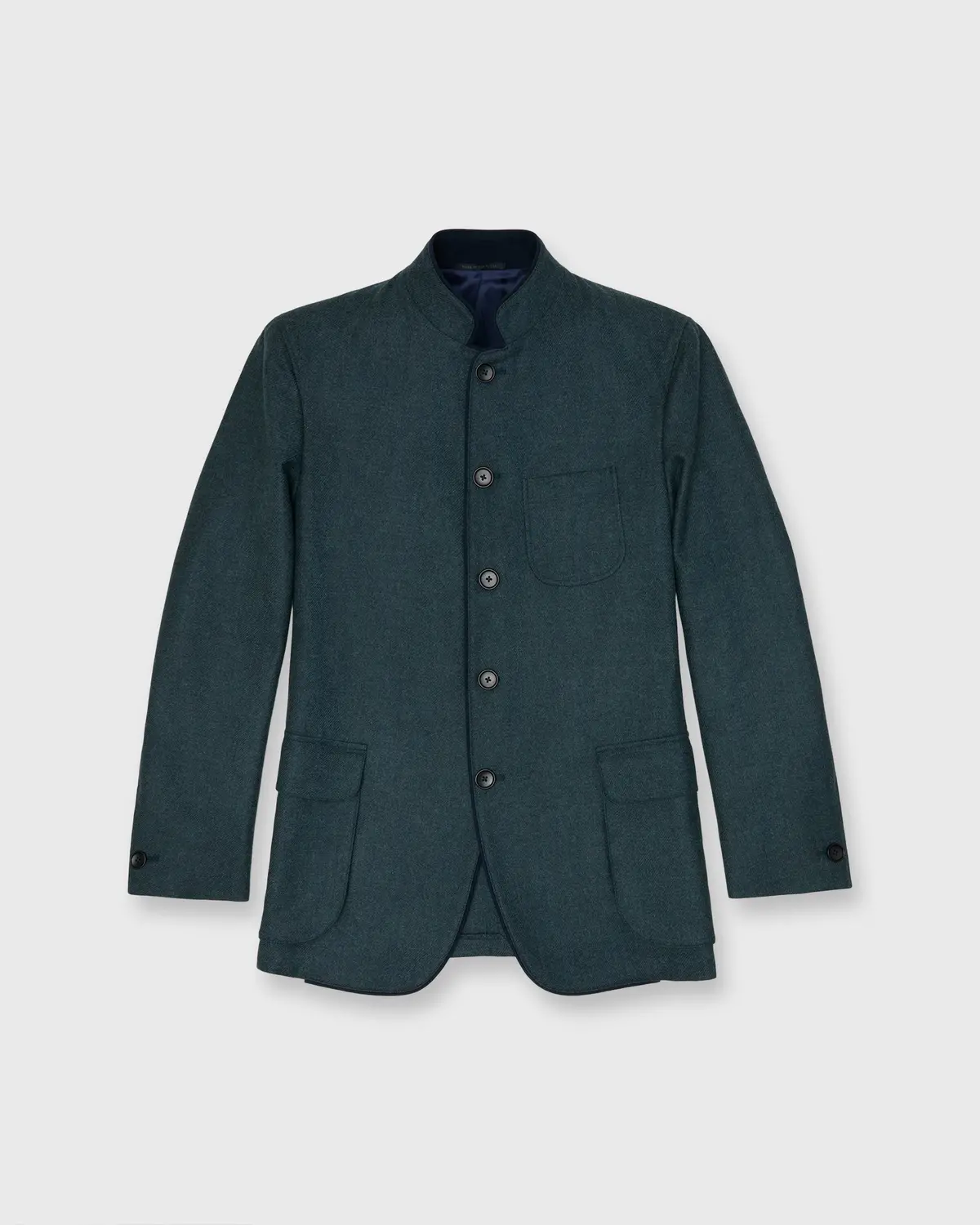 Tyrolean Jacket In Sea Moss Wool Twill 4