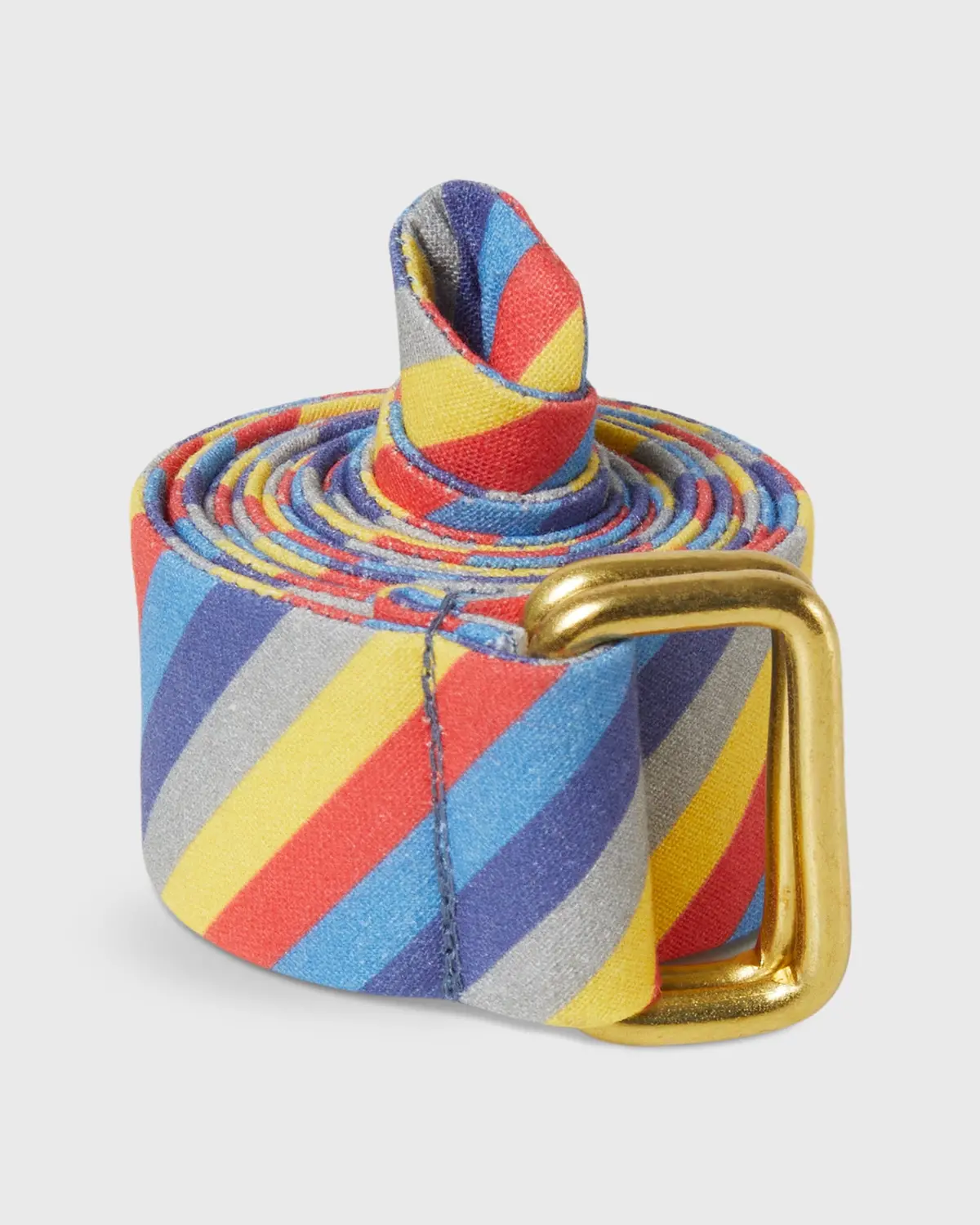 D-Ring Belt In Primary Emory Stripe 1