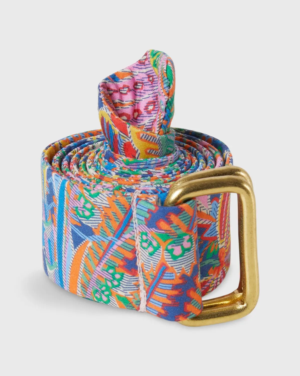 D-Ring Belt In Blue Adelphi Voyage Liberty Print 1