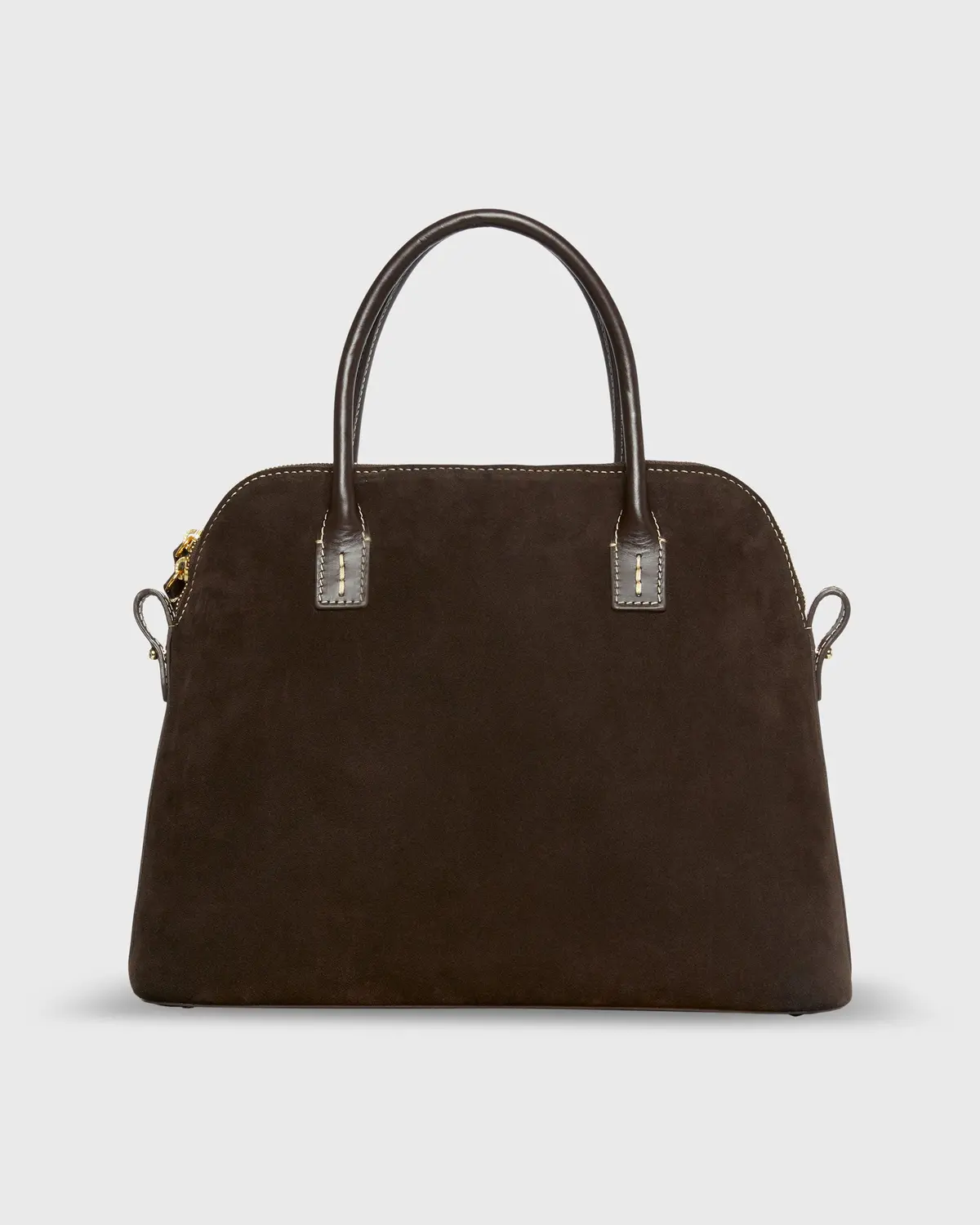 Helen Bag In Dark Brown Suede 1