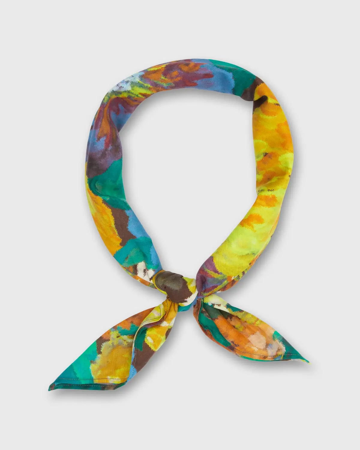 Anyway Scarf In Multi Artists Bouquet Liberty Fabric 1