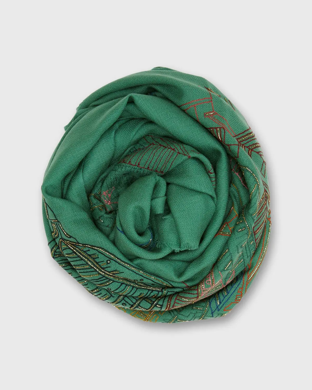Italy Scarf In Sage 1