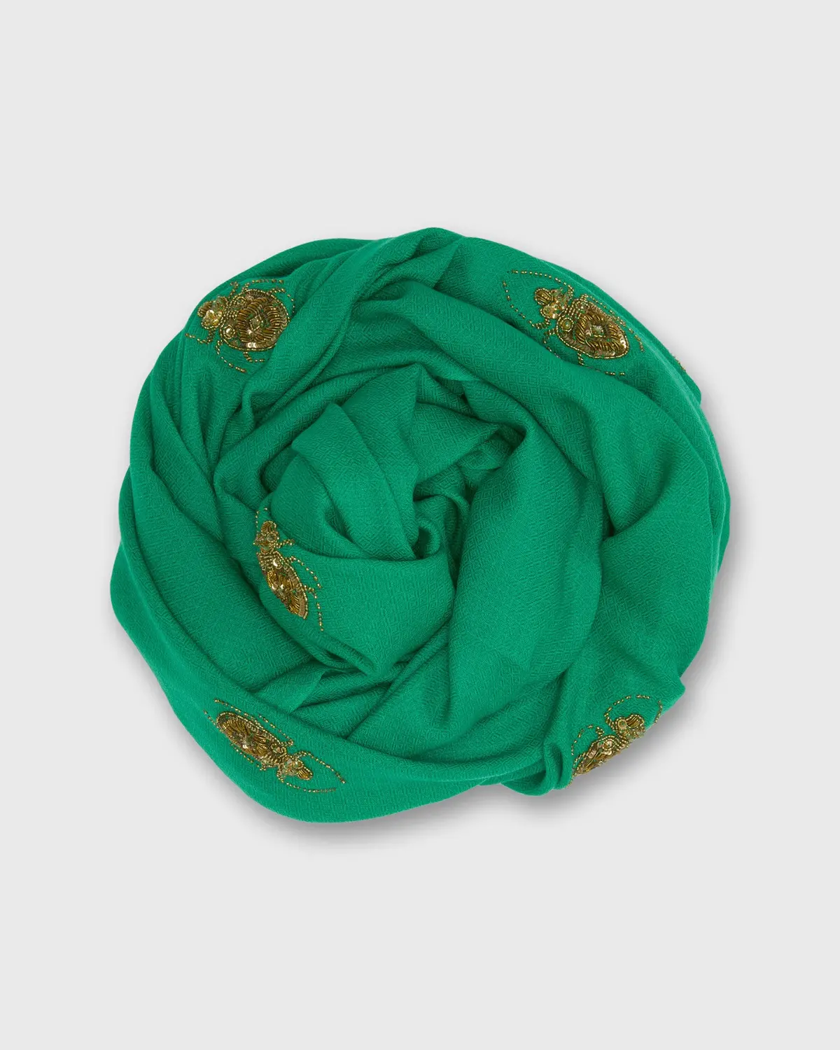 Bugs Scarf In Green 1