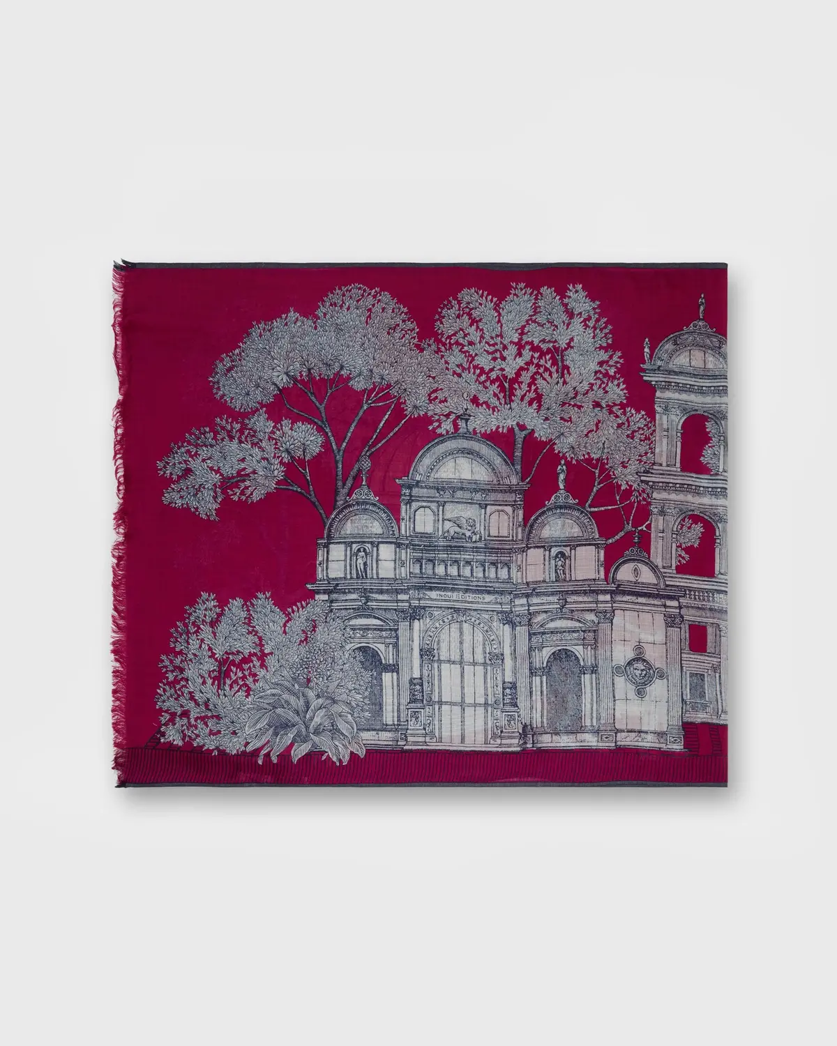 Mirage Scarf In Fuchsia 2