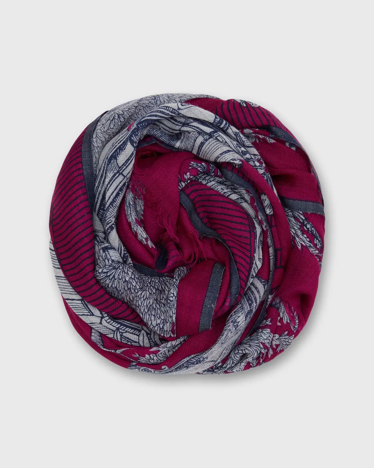 Mirage Scarf In Fuchsia 1