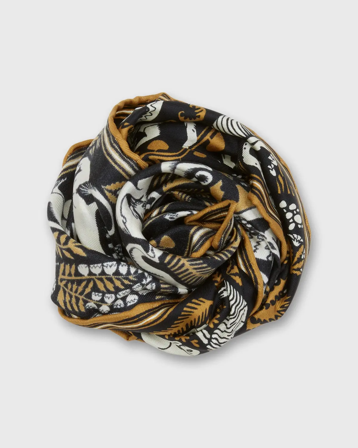 Ludwig Square Scarf In Yellow 1
