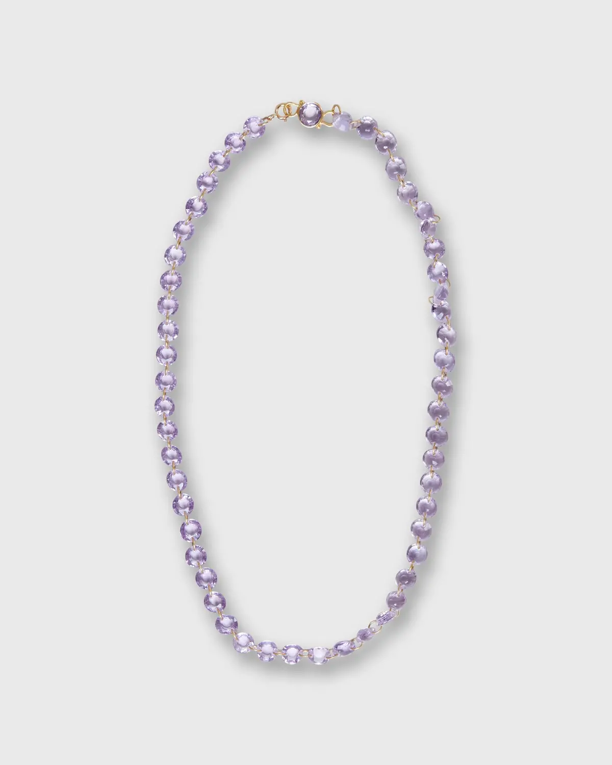 Small Lady Like Necklace In Amethyst 1