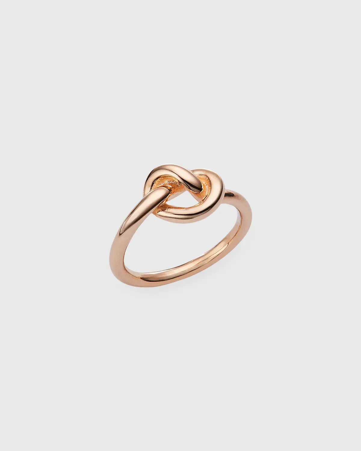 Small Knot Ring In Gold 1
